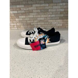 Miami Dolphins Mens Low Top Big Logo Canvas Shoe nwt
